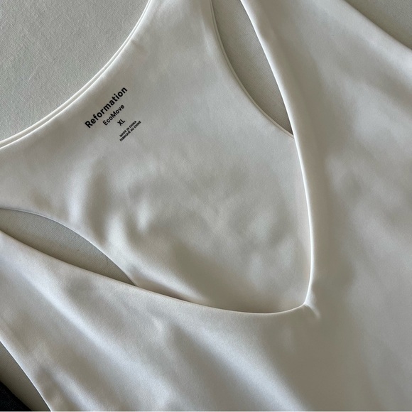 Reformation Bella EcoMove Active Dress in White - Picture 7 of 16